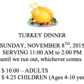 Turkey Time Approaches