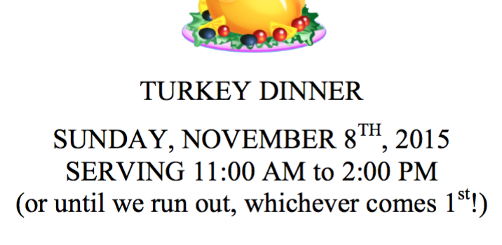 Turkey Time Approaches