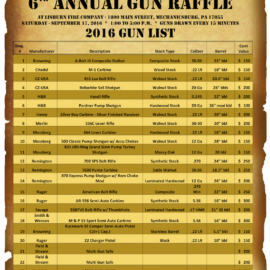 Tickets On Sale For Sixth Annual Gun Raffle