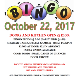 Mark Your Calendar For Bingo