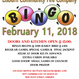 Bingo Fun On Tap In February