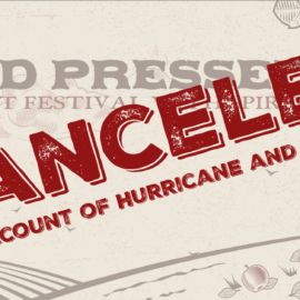 Cider & Wine Event Canceled