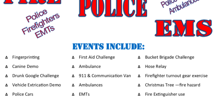 Emergency Services Skills Demonstration Set For April 27
