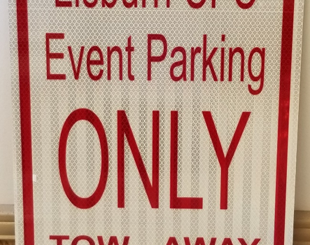 Parking Areas Closed to all but LCFC Events, Volunteers