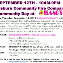 Have a Sandwich, Support Firefighters on Sept. 12