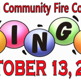 Bingo Returns Sunday, October 13