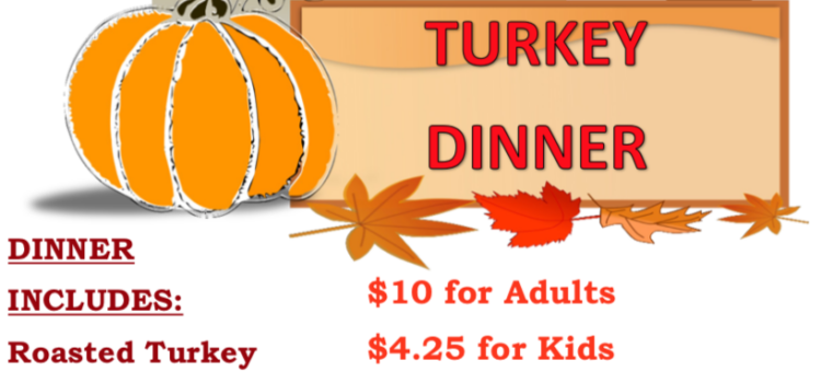Fall Turkey Dinner Set For November 10