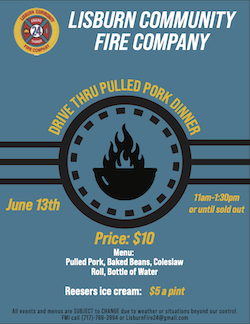 Pulled pork drive-thru dinner set for June 13 Pulled pork drive-thru dinner set for June 13