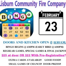 Get Your Dabbers Ready: It’s Bingo Time at the Firehouse!